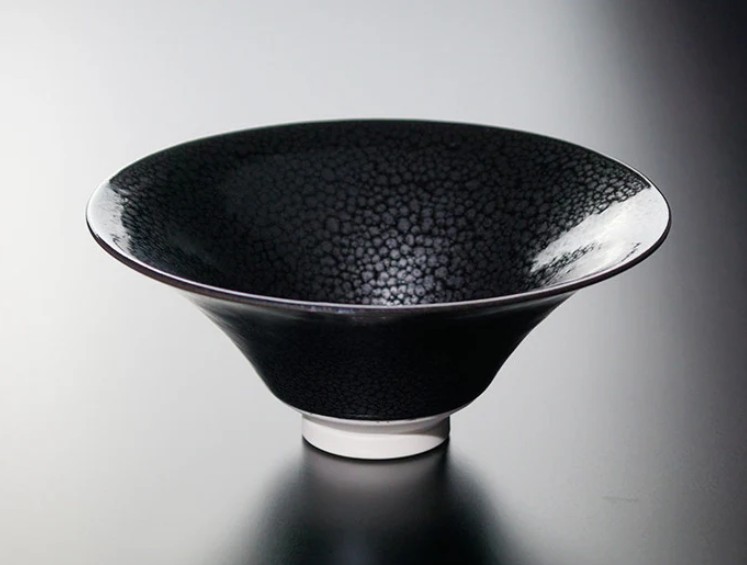 【有田焼】油滴天目平抹茶碗